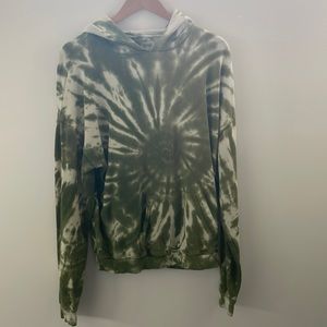 Green Tie Dye hoodie